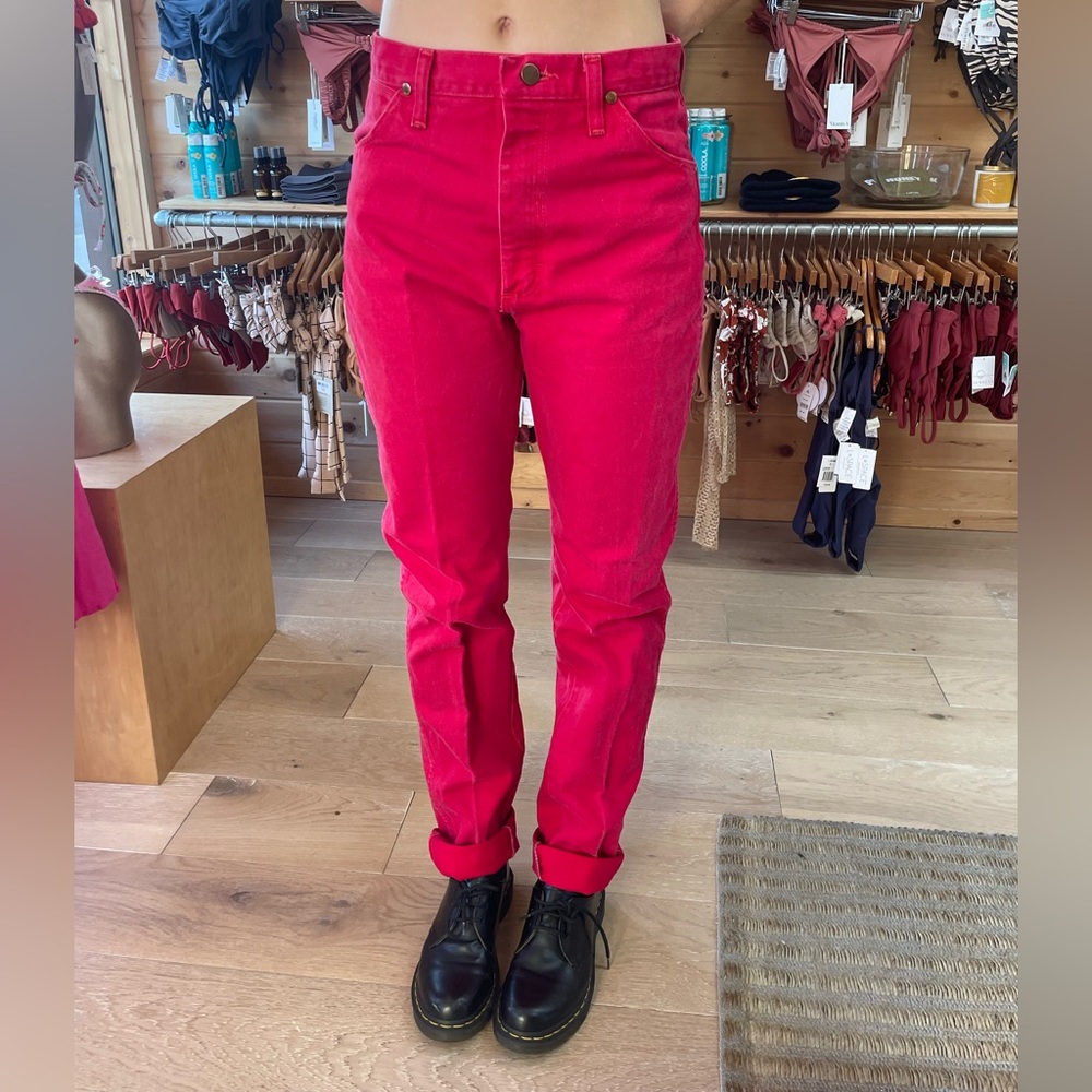 Vintage red wranglers